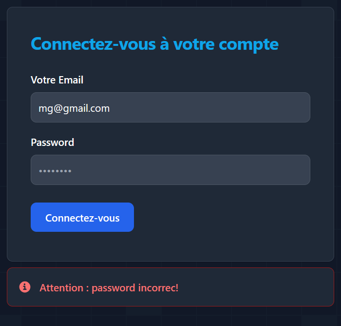Dashboard login